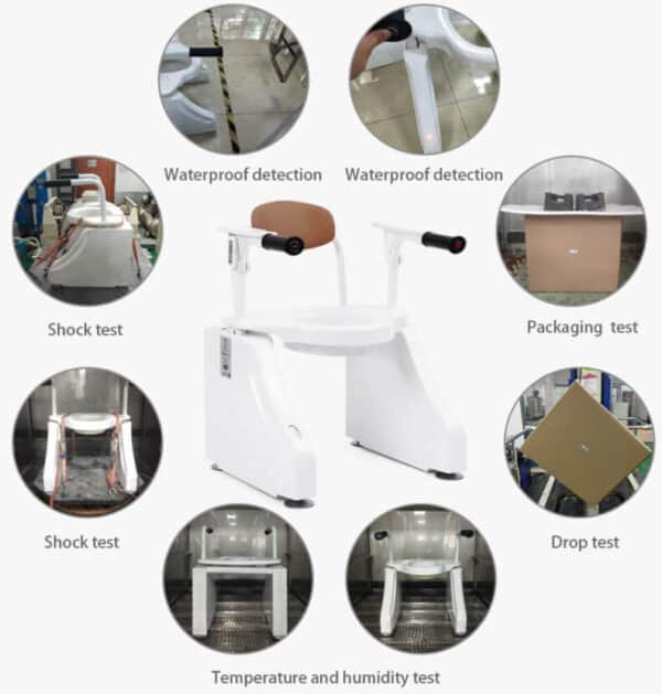 toilet lift chair test