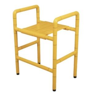 portable shower and bath stool with arms