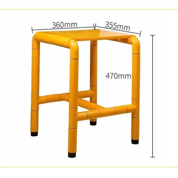 portable shower and bath stool with arms
