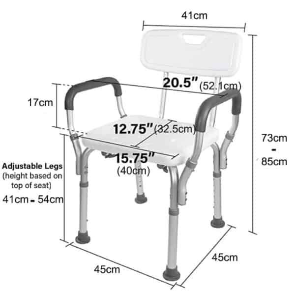 portable shower and bath chair (2)