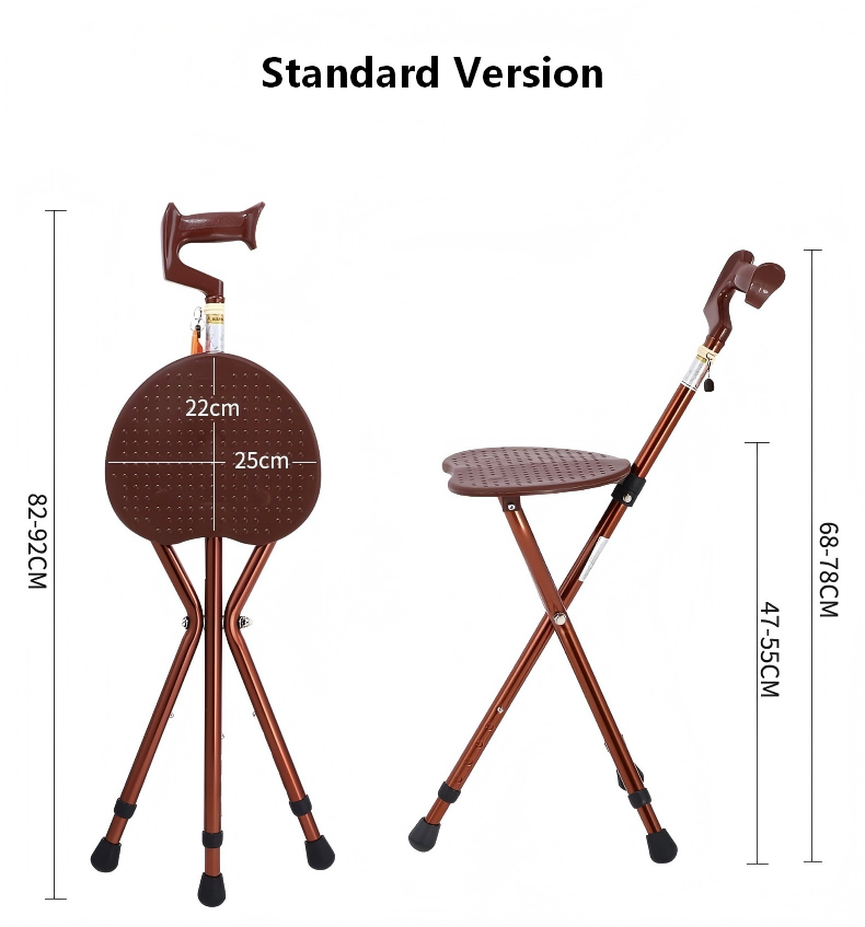 folding cane seat