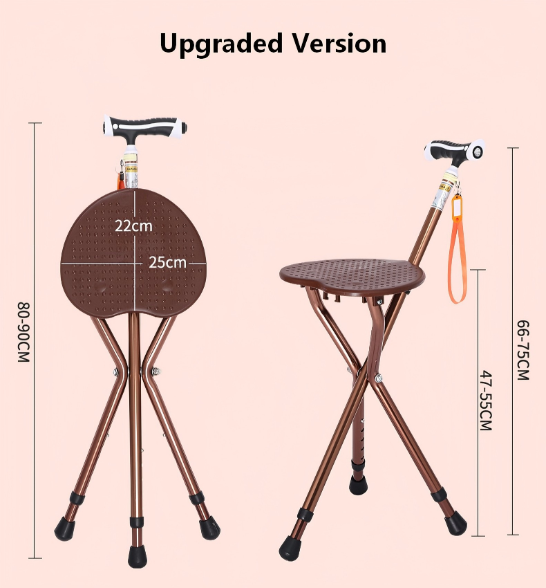 folding cane seat