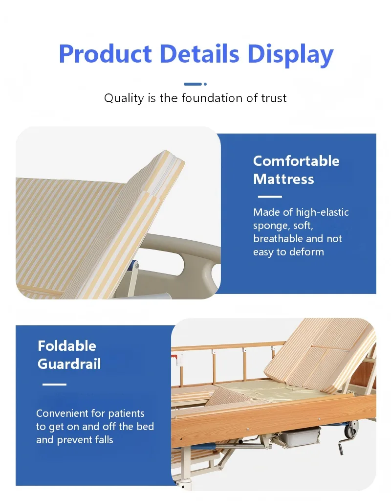manual home nursing bed