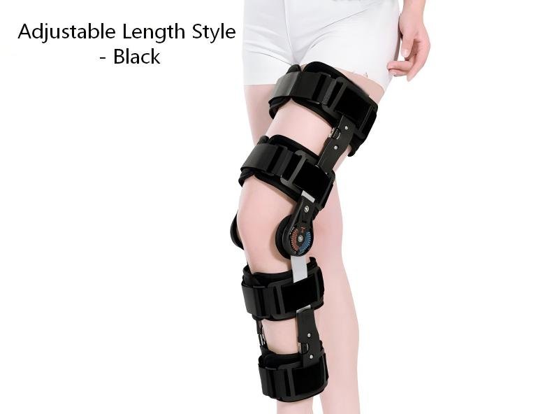 adjustable hinged knee brace
