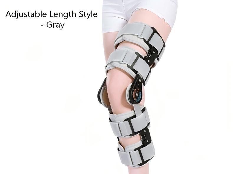 adjustable hinged knee brace