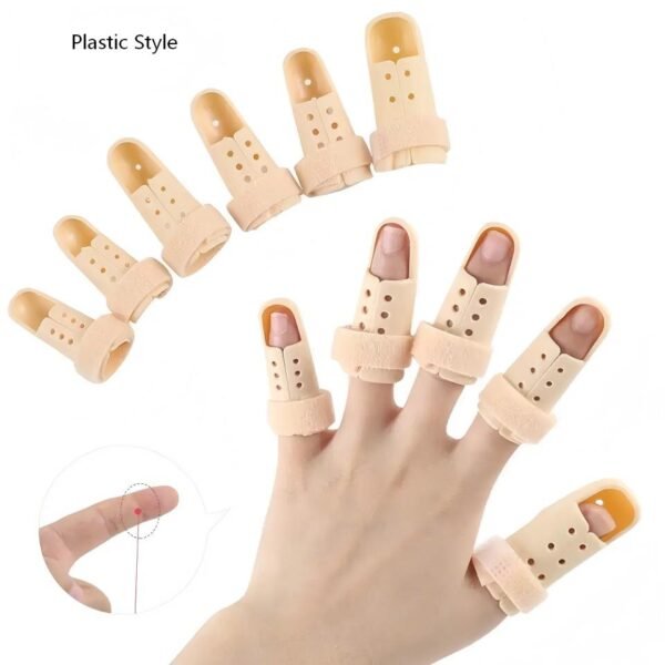 Finger Splint: 5 Styles Aluminum/Plastic Finger Support Splint (S/M/L)