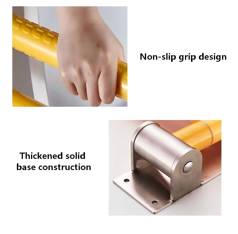 foldable toilet grab bar