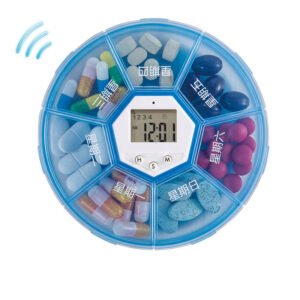 alarm pill box(7 compartments)