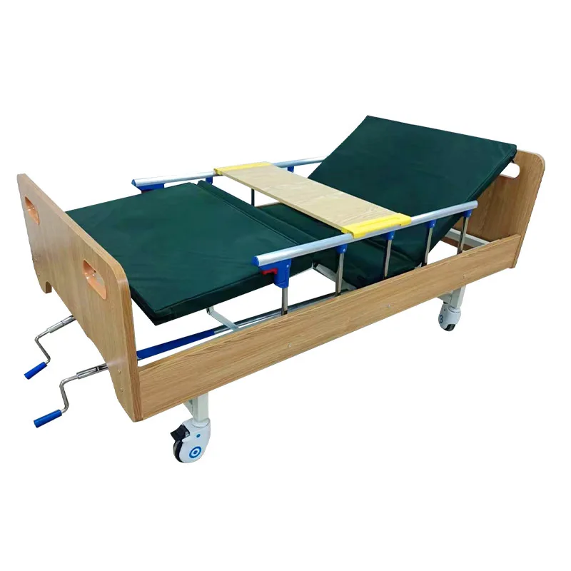 manual single&double crank nursing bed