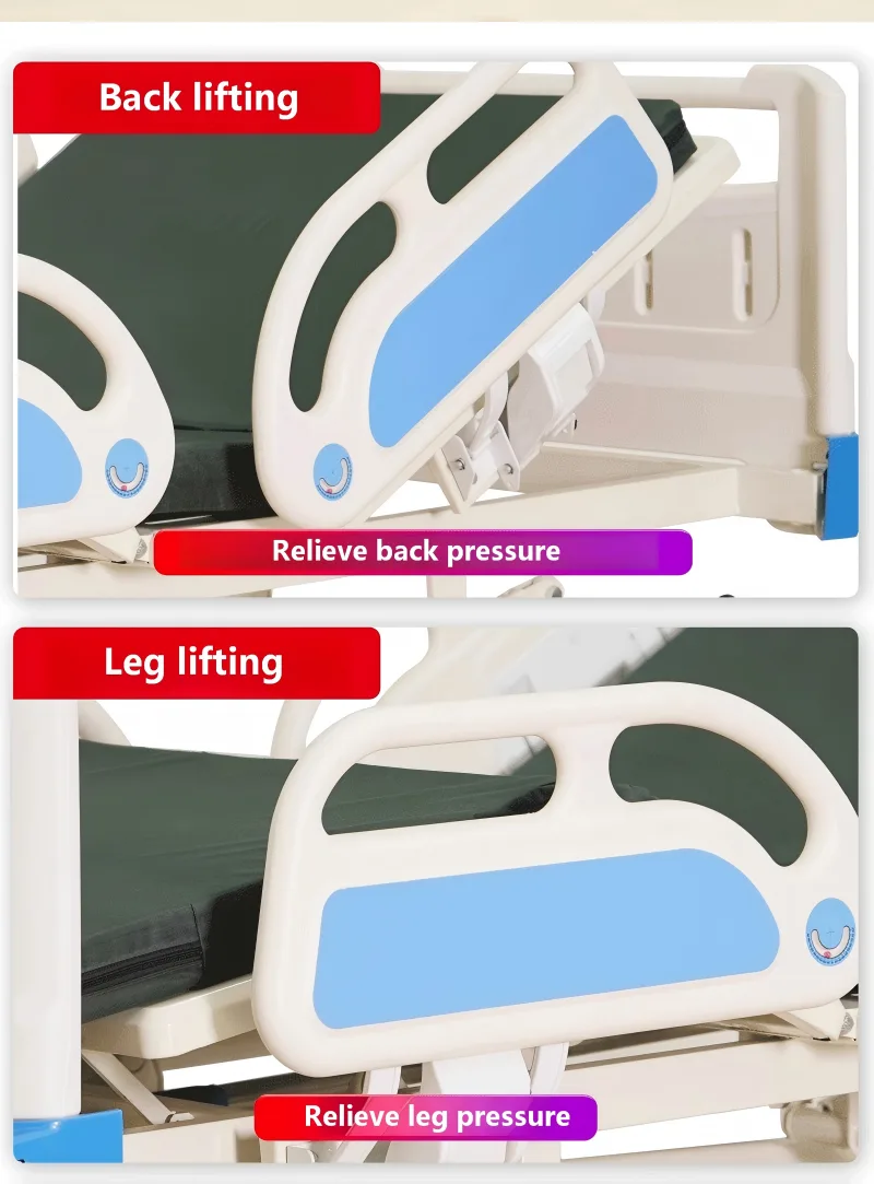 manual 5 function nursing bed