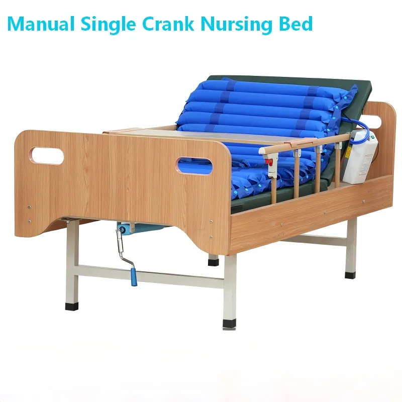 manual single&double crank nursing bed