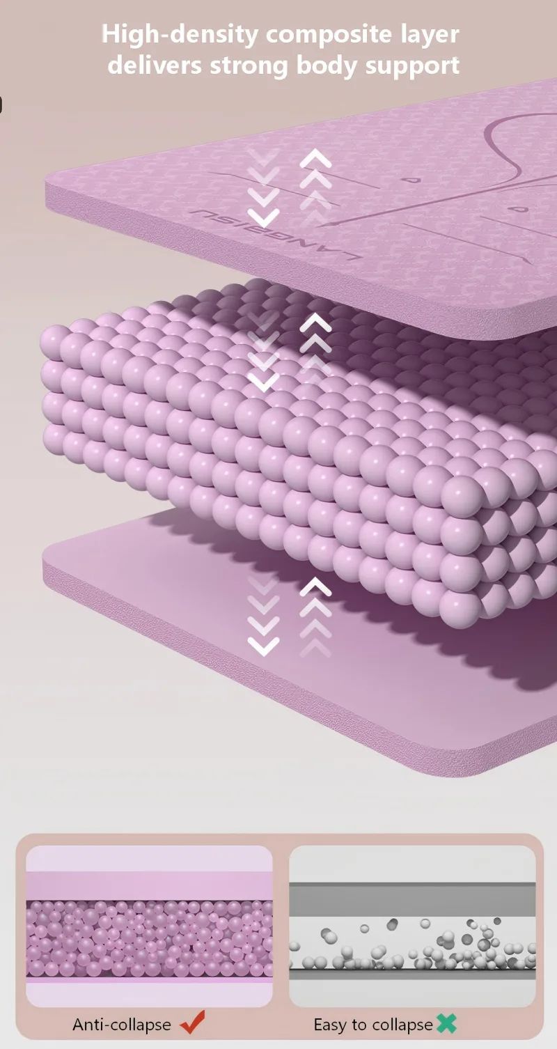 rehabilitation/exercise/yoga mat (tpe)