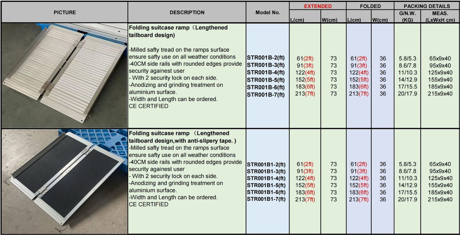 wheelchair ramp(3 models)