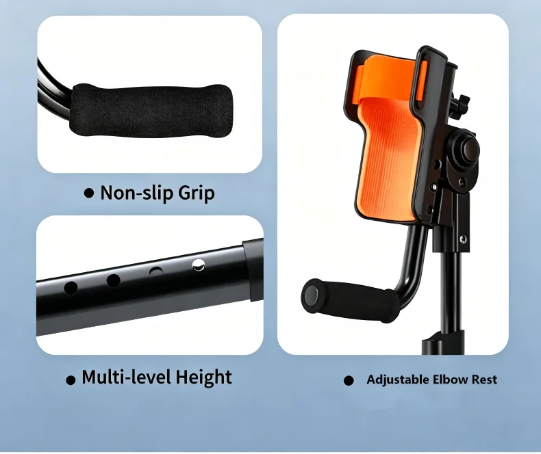 multifunctional foldable walking stick