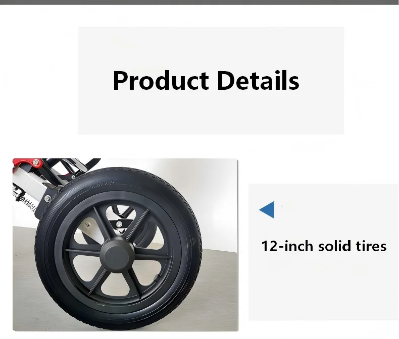 lightweight folding transport wheelchair