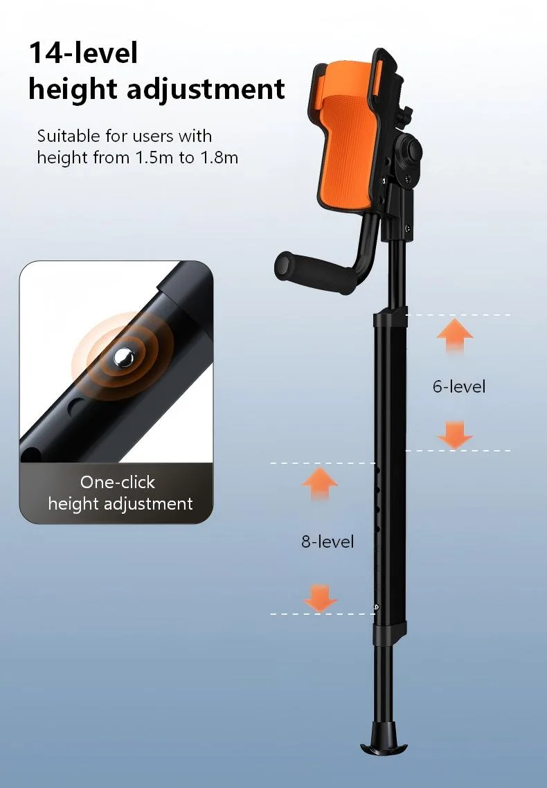 multifunctional foldable walking stick