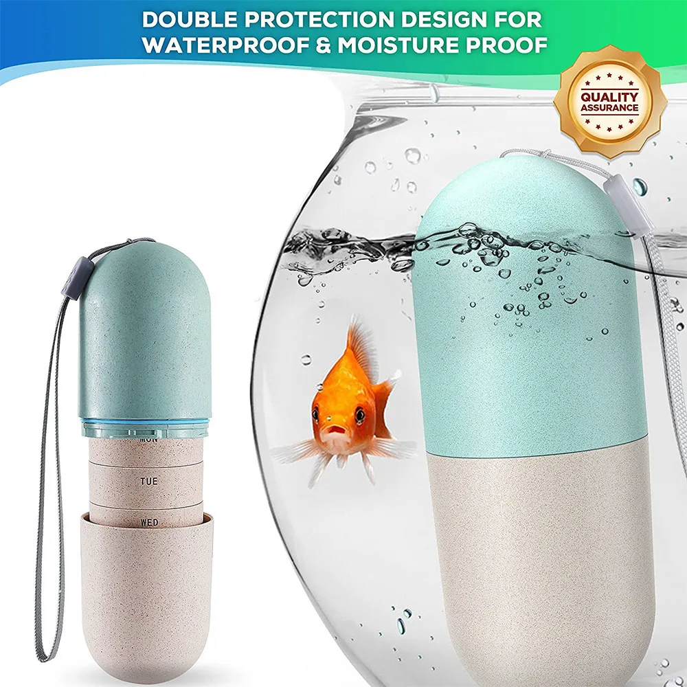 waterproof fiber pill organizer